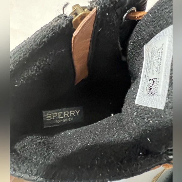Sperry Skinny Quilt Textile/Eva Limitied Edition Boot Ladies Size 7 Side Zip EUC - Picture 4 of 7